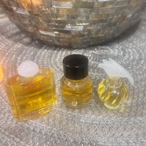 Designer Mini vintage Perfume Bundle – All full